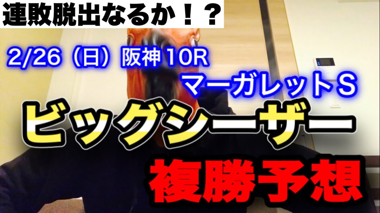 【2/26（日）マーガレットS】ビッグシーザー複勝予想【競馬】【複勝】