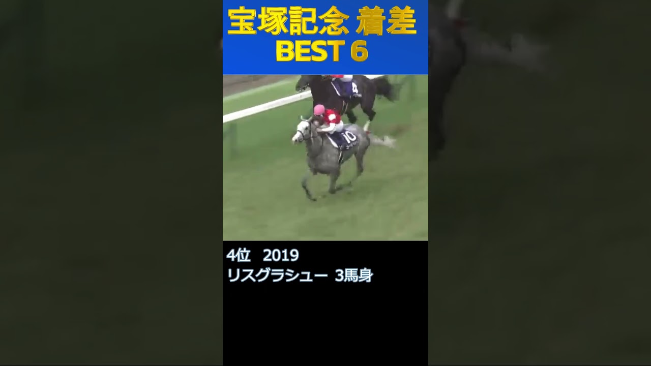 宝塚記念を圧勝した馬は？着差ランキングBEST6 #shorts