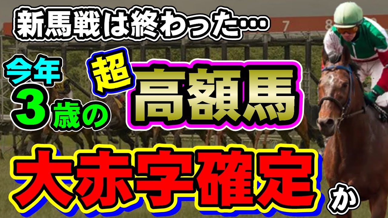 【緊急事態】今年3歳の超高額馬たちに赤信号？2020年度セレクトセールで高額取引された馬たちの現在！