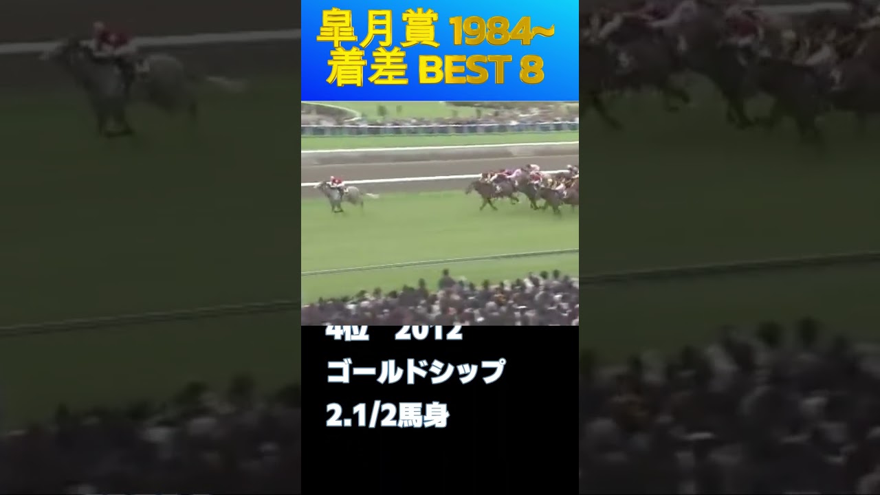 【競馬データ】皐月賞を圧勝した馬は？着差ランキングBEST8 #shorts
