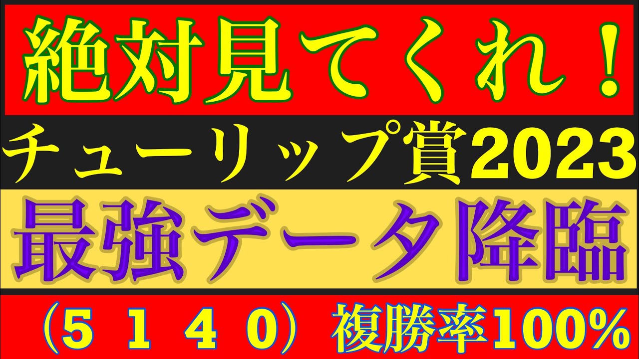 【チューリップ賞2023】のサイン軸馬予想！！芝マイル重賞はあの馬番が馬券に絡む！？