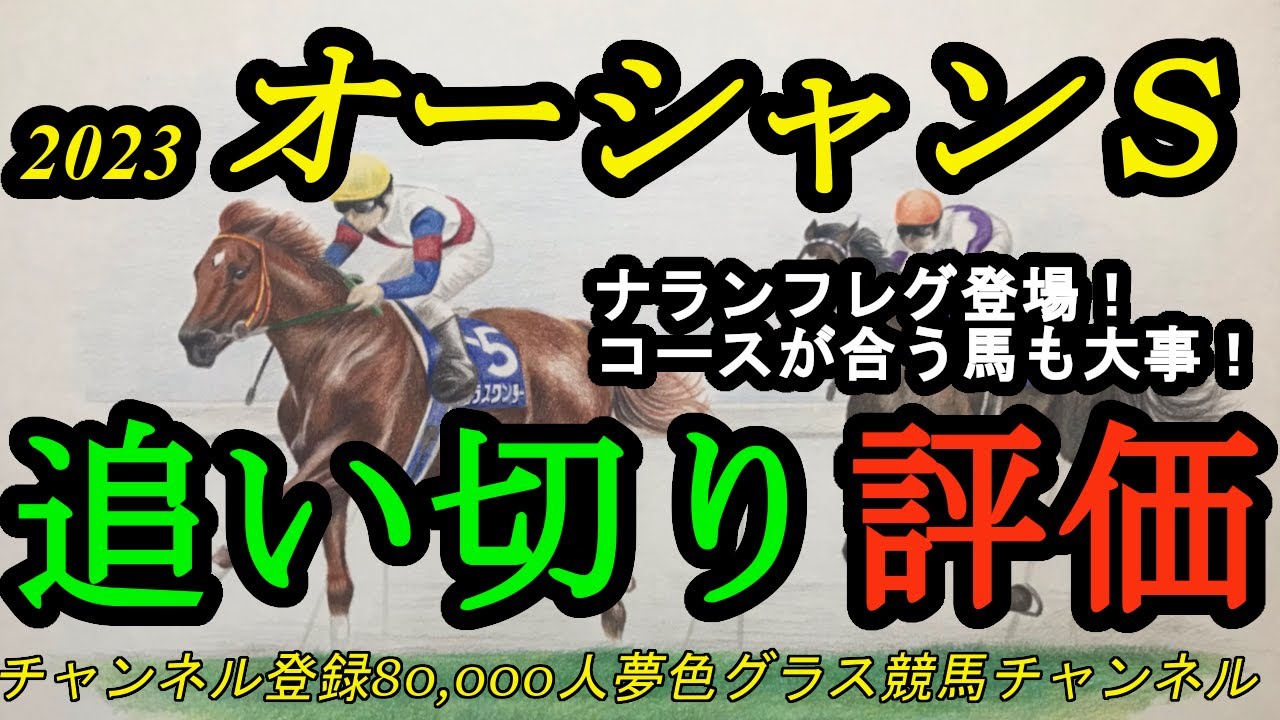 【最終追い切り評価】2023オーシャンステークス全頭！本番へ向けてナランフレグ登場！仕上がり具合は？各馬の適性にも注目！