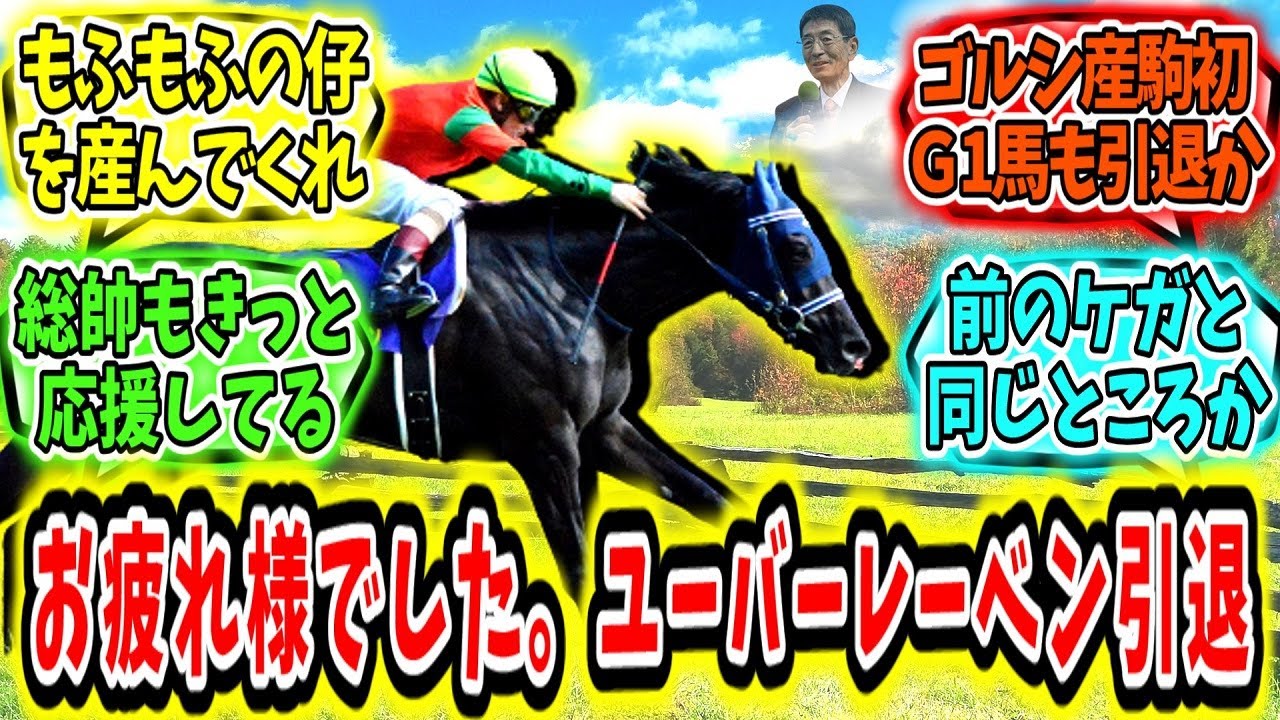 『お疲れさまでした。ユーバーレーベン引退。』に対するみんなの反応