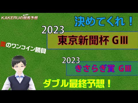[2023 東京新聞杯 きさらぎ賞 ダブルGⅢ] ダブルで買い目を発表！KAKERUの競馬予想土曜最終版