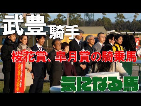 【武豊】2023年、桜花賞、皐月賞の騎乗馬が決まる！