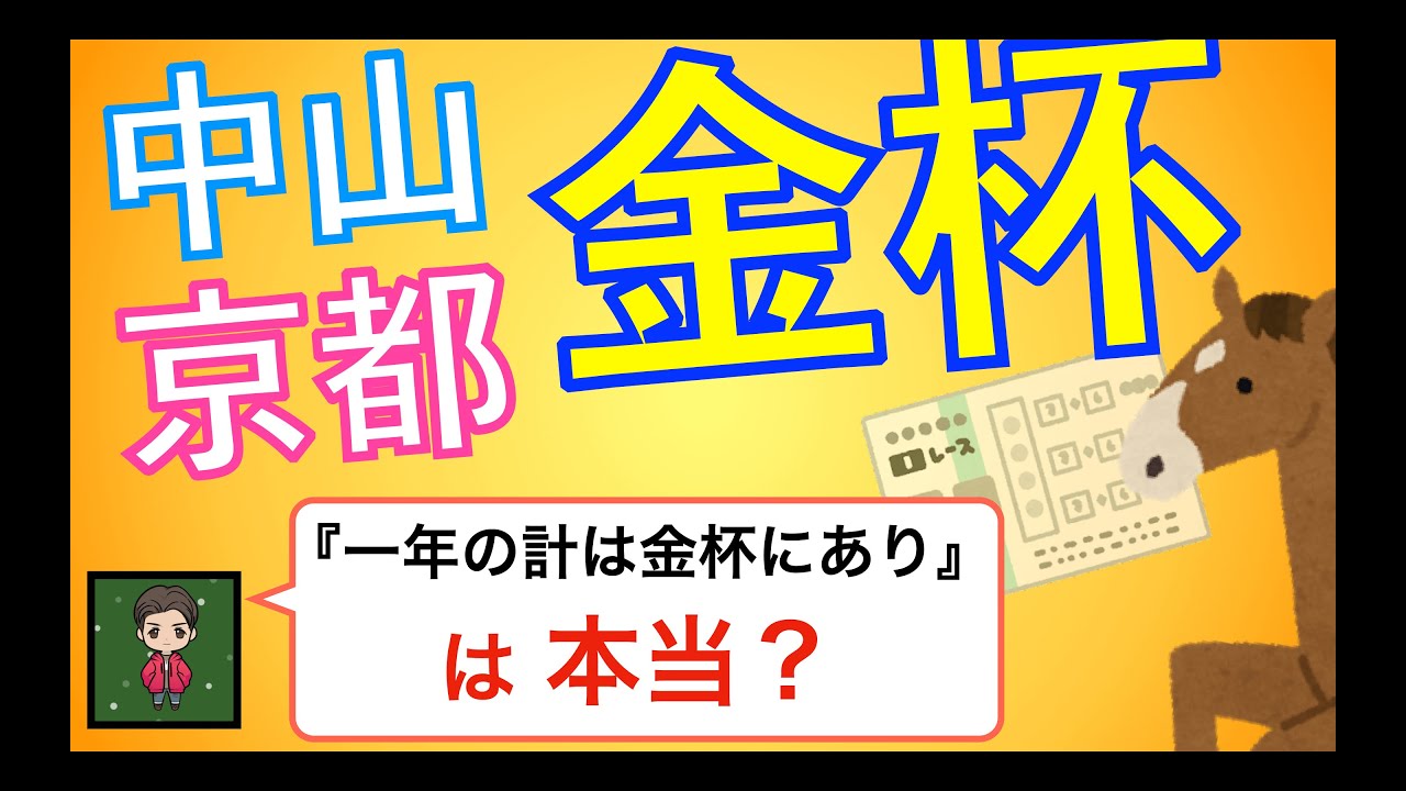 【☆金杯はこの２頭で乾杯☆】競馬が10倍楽しくなる動画