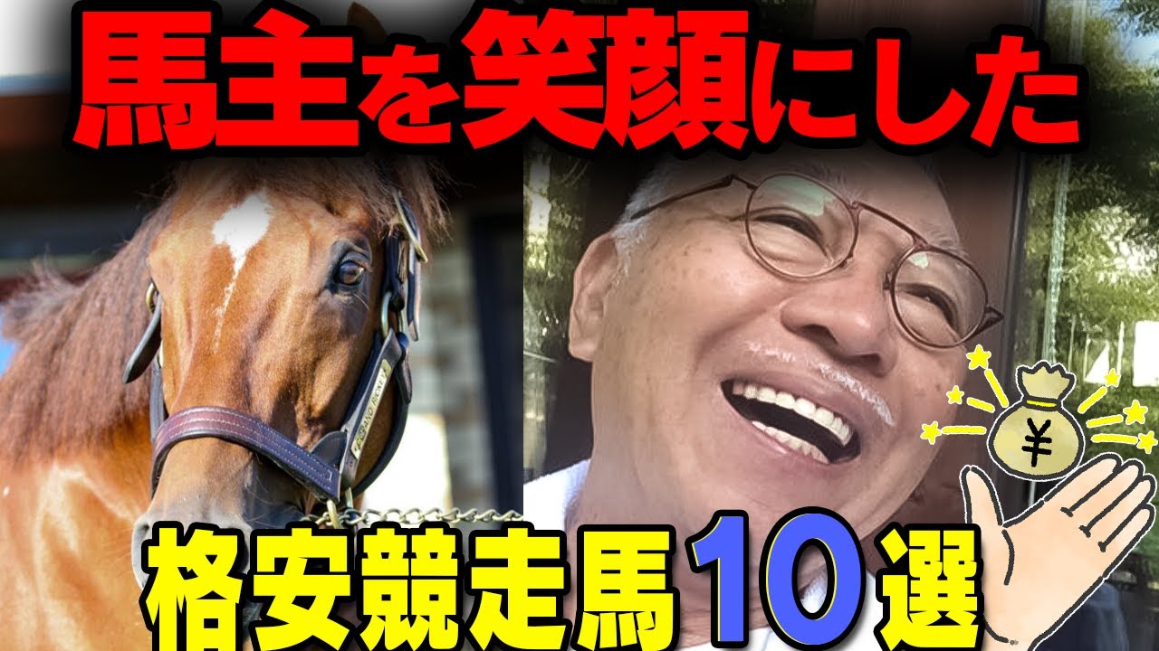 【競馬】馬主ドリームを叶えた格安馬１０選