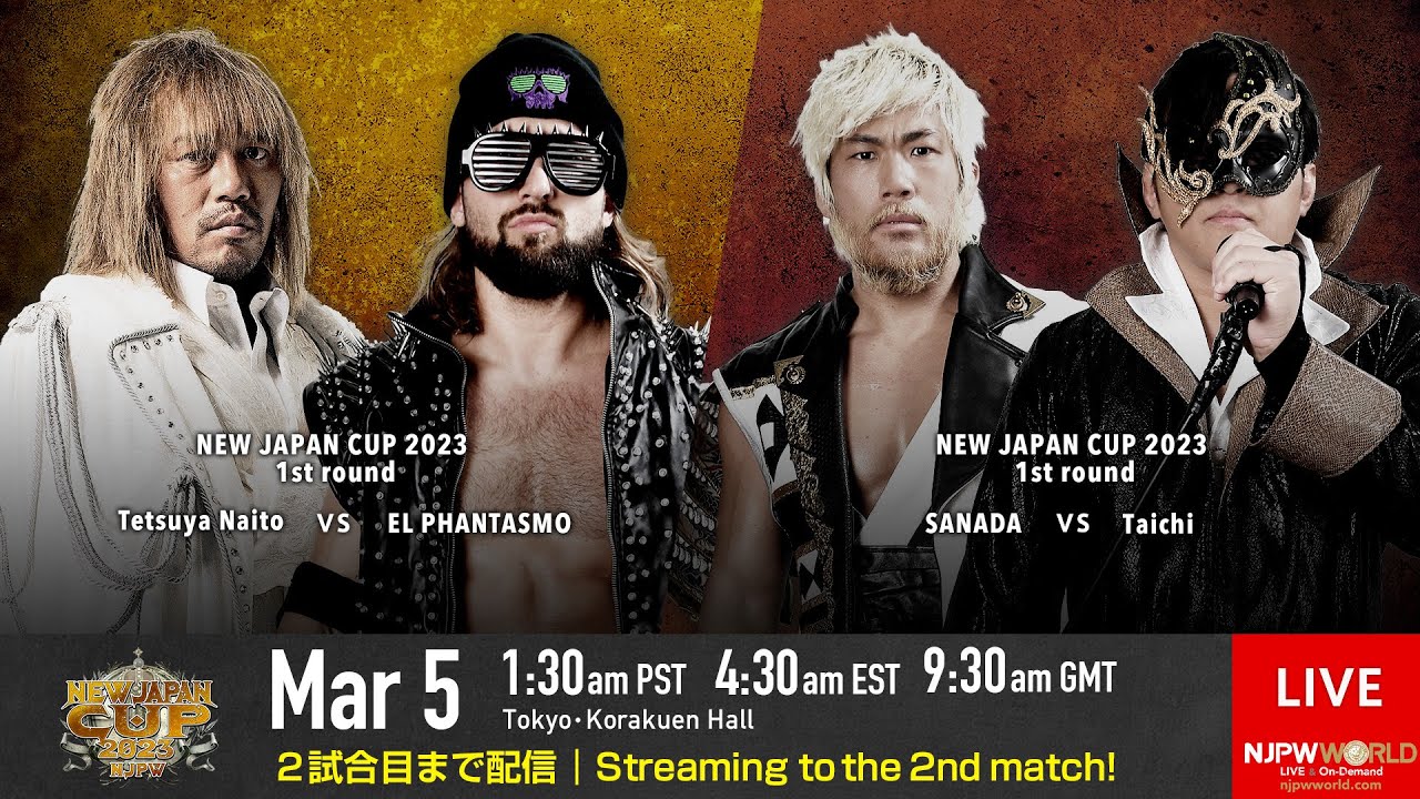 3/5(日)『NEW JAPAN CUP 2023』後楽園ホール大会【2試合のみ配信】| #njcup 3/5/23 [Only 2 matches]