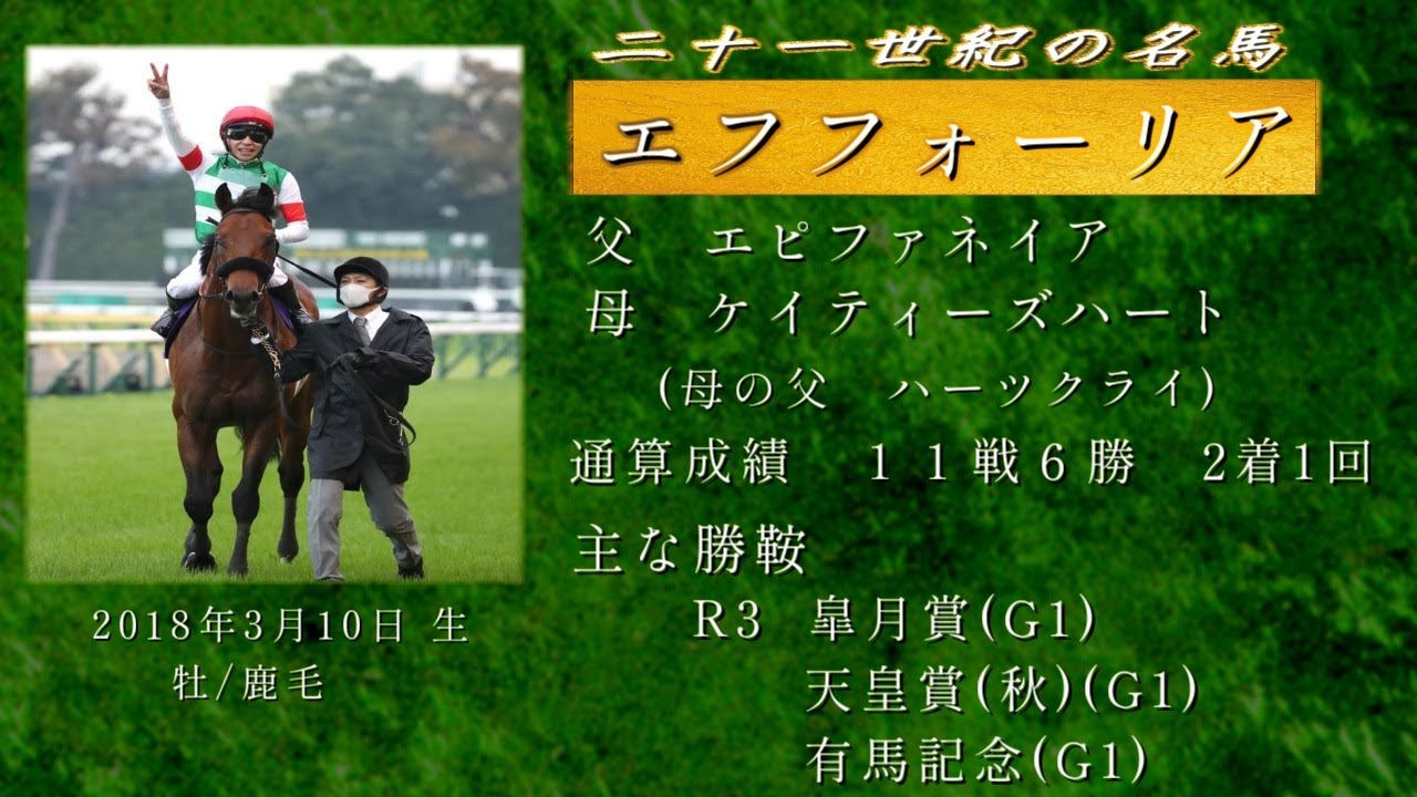 21世紀の名馬　エフフォーリア