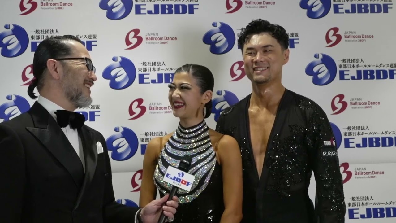 スーパージャパンカップ2023 全日本選抜プロフェッショナルラテンアメリカン総合優勝 正谷 恒揮・齋藤 愛  組インタビュー