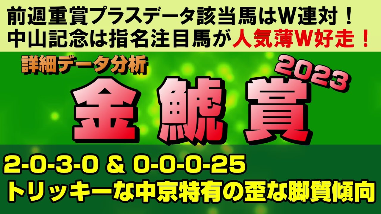 【金鯱賞2023データ分析】実績の有無に関わらず走る馬には共通点あり！前に行く人気薄の激走にもご用心！