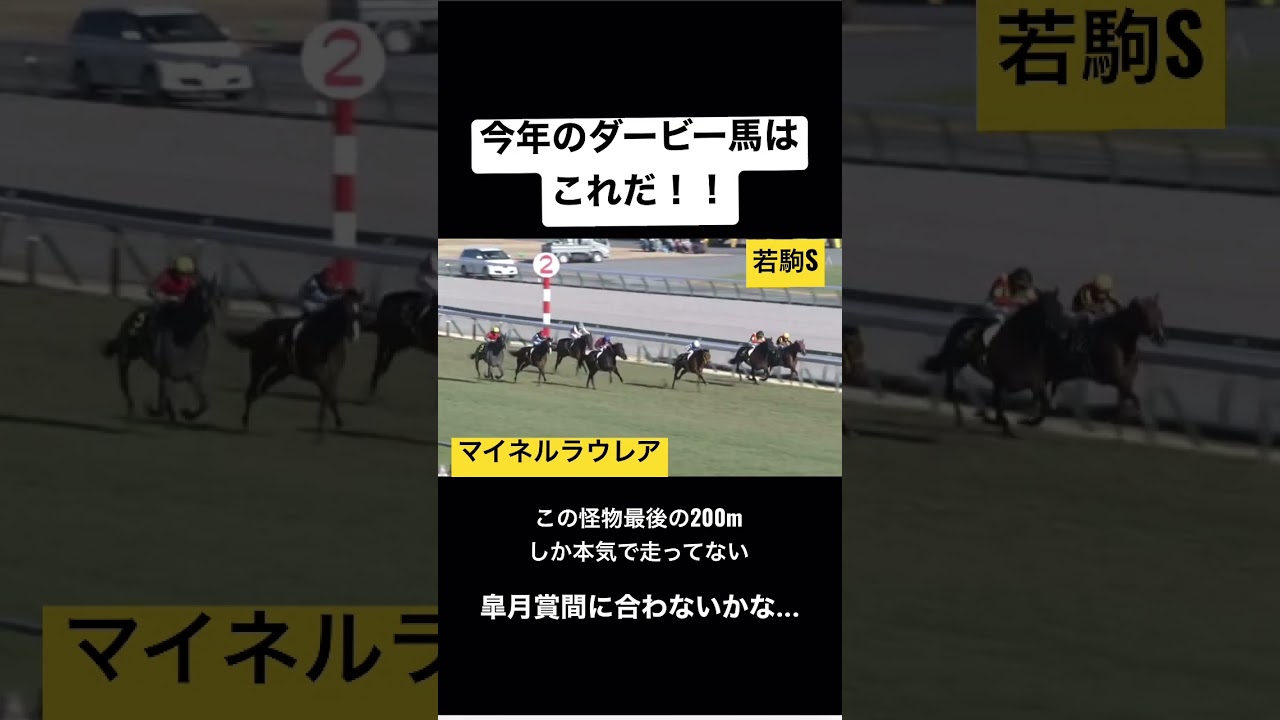 今年のダービー馬は本気で走っていないこの怪物だ！！！