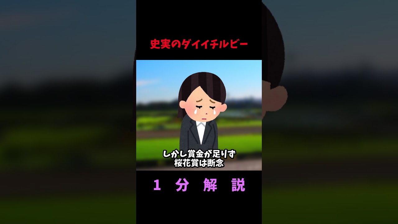 【ウマ娘】史実のダイイチルビーについて1分解説