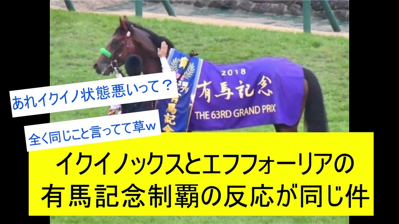 【競馬反応集】今こそ思い出せ！エフフォーリア有馬記念制覇に対するみんなの反応　イクイノックスはドバイシーマを勝てるのか