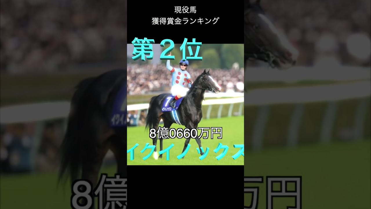 現役競走馬の獲得賞金ランキングがエグすぎる😂　　　　　　パンサラッサがまさかのランク　　　#競馬#おもしろ