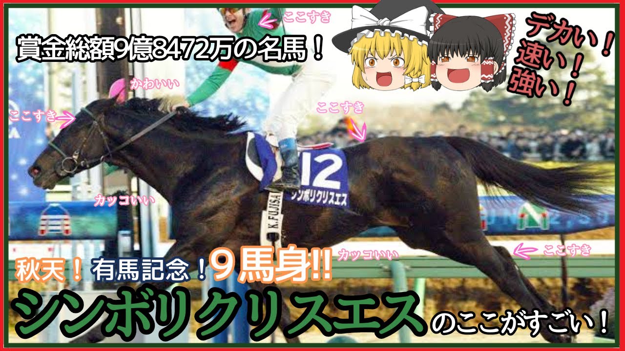 【ゆっくり】今話題の名馬シンボリクリスエスが３分でわかっちゃう動画【競馬解説】を作ろうとしたら２０分も語ってしまった