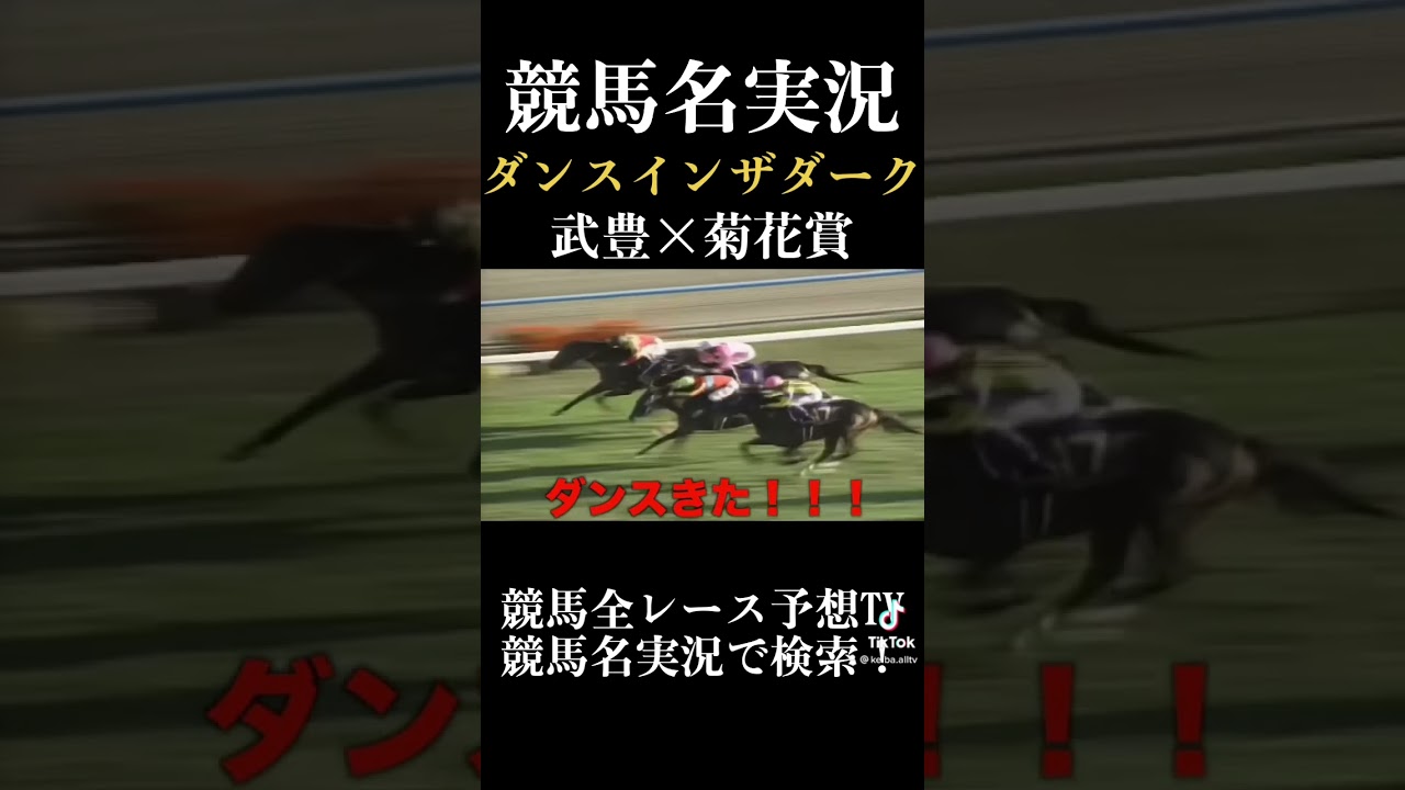 【競馬名実況】ダンスインザダーク／菊花賞【ダンスきたきた！】 #競馬