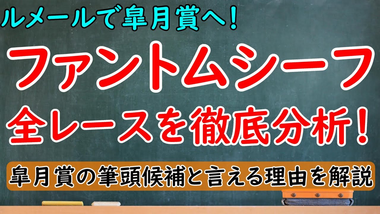 ファントムシーフは皐月賞筆頭候補！？新馬戦/野路菊ステークス/ホープフルステークス/共同通信杯の全レース徹底分析！【ファントムシーフ】