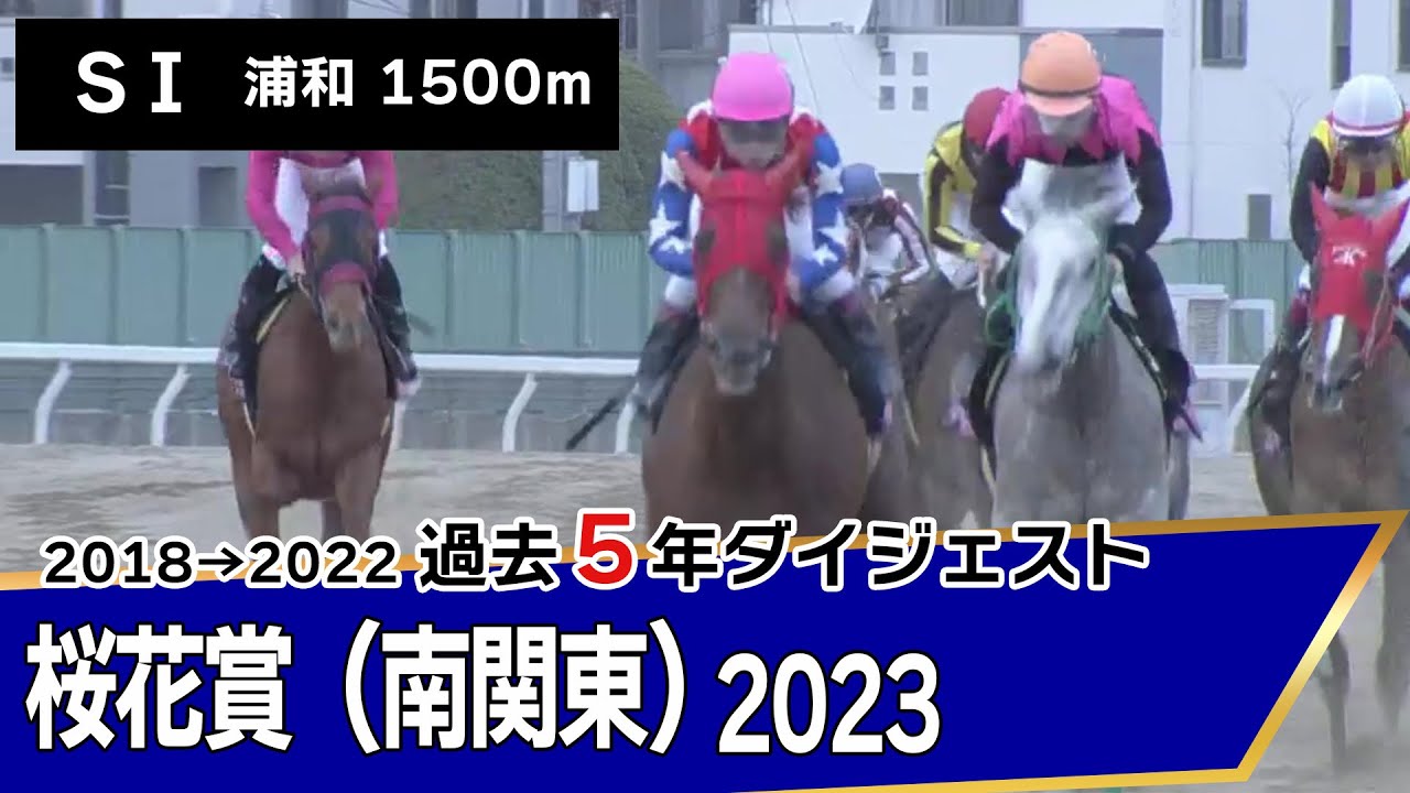【桜花賞2023・過去ダイジェスト】南関東 直線 2018年プロミストリープ～2022年スピーディキック