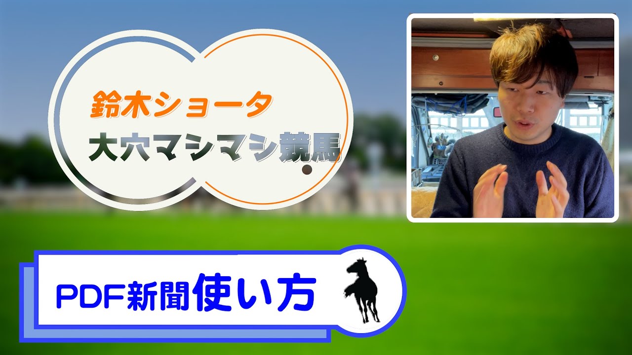普通の競馬新聞のここがダメ！新時代の競馬新聞！データ満載PDF新聞の使い方【保存版】