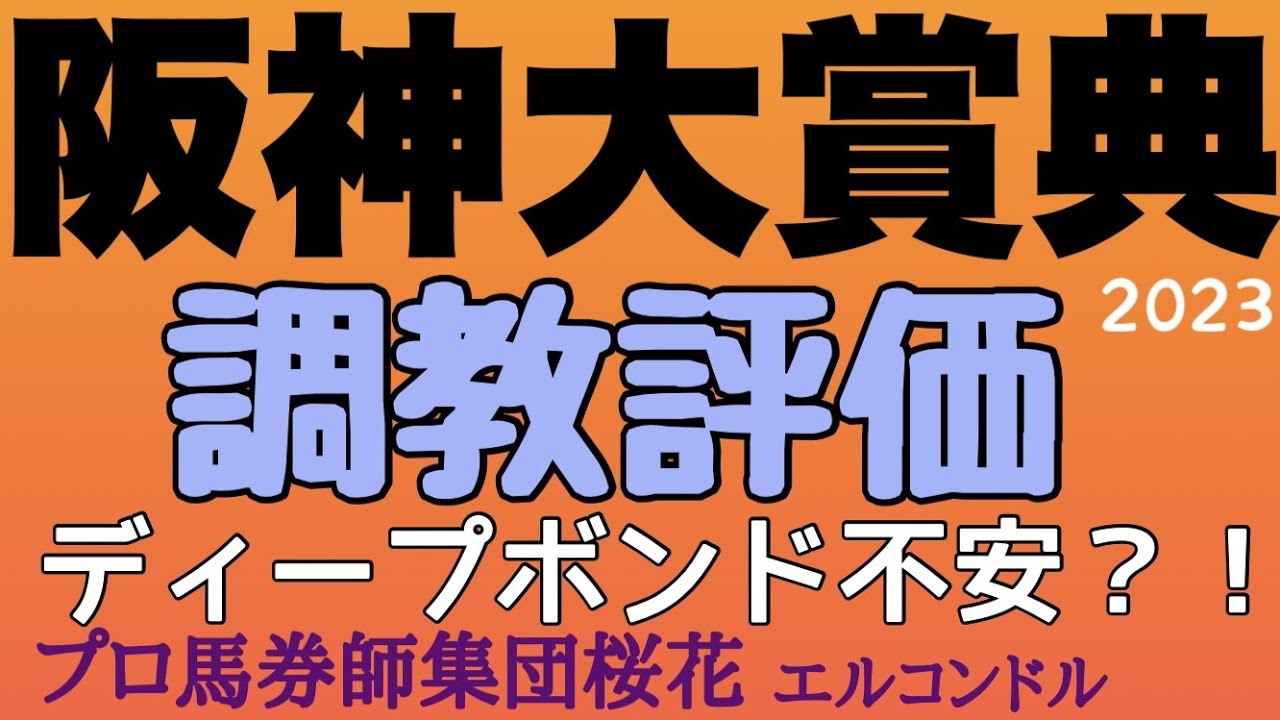 プロ馬券師集団桜花エルコンドル氏の阪神大賞典2023調教評価！！天皇賞春の前哨戦の最も注目を集めるレース！人気馬3頭の評価分かれる？！