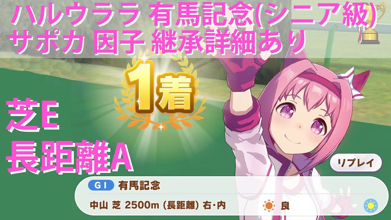 【ウマ娘】ウララちゃんで有馬記念優勝！レース+勝利イベント【ハルウララ】
