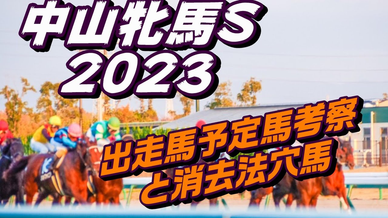 【中山牝馬ステークス2023】出走馬予定馬データ分析と消去法予想