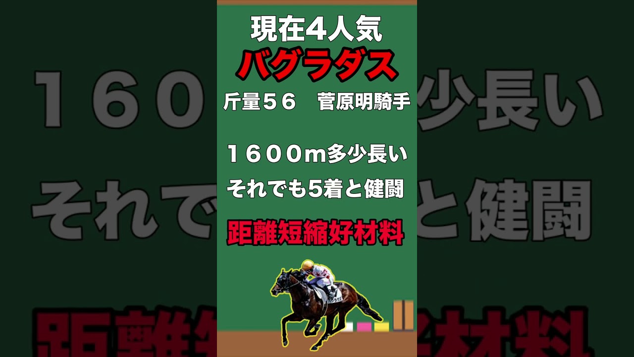 【ファルコンステークス２０２３・予想】今回の本命は”G１では惜しい競馬！今回得意な条件で巻き返し期待！”のこの馬だ！先週の本命馬は５人気サトノセシル3着、６人気アラタ3着と好走！#shorts