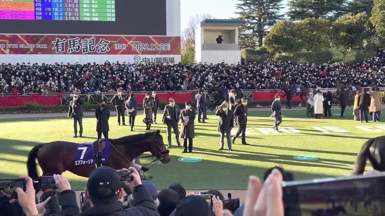 『2022年　有馬記念』　パドック　現地映像