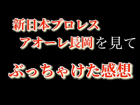 【新日本プロレス】ニュージャパンカップ決勝戦　SANADAVSフィンレー　長岡大会を見て思った　ぶっちゃけた感想