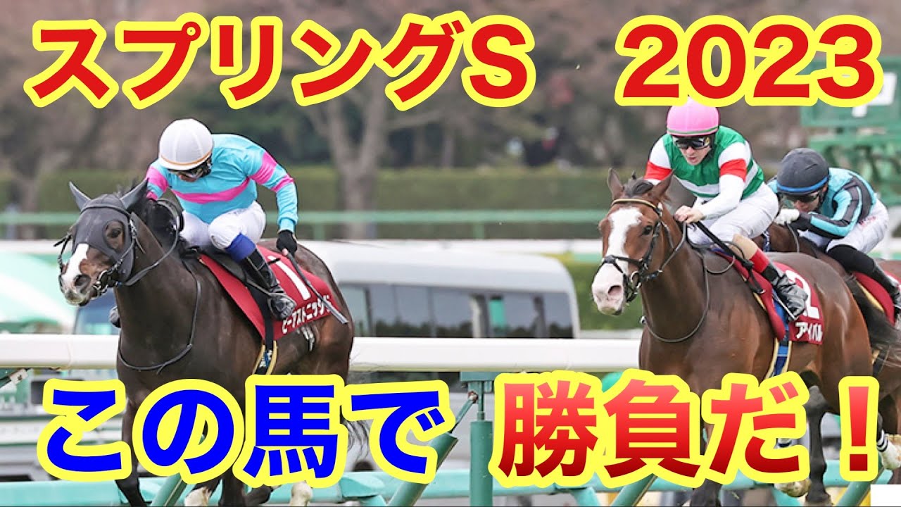 【スプリングS2023・予想】皐月賞へ最後のトライアルレース！予想・買い目を発表します！！