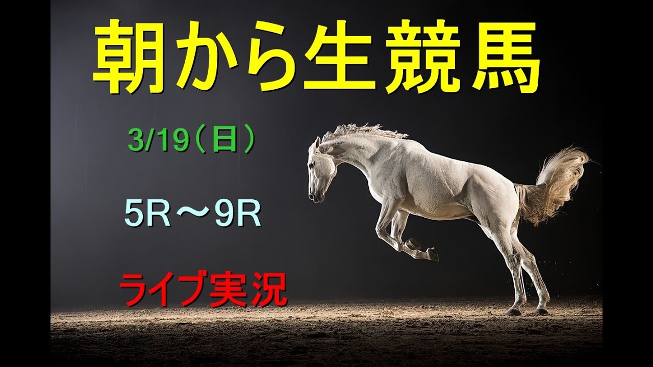 【競馬実況】朝から生競馬　ライブ配信　（中京→阪神→中山）Horse Racing Commentary