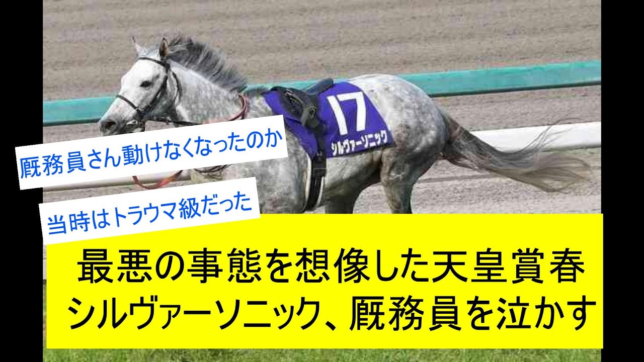 【競馬反応集】シルヴァーソニック担当厩務員を泣かすに対するみんなの反応(天皇賞春)