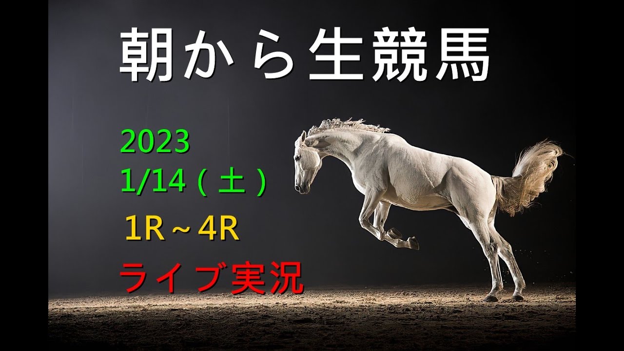 【午後からはサブチャンネルで配信します】 朝から生競馬　ライブ配信　（小倉→中京→中山）Horse Racing Commentary