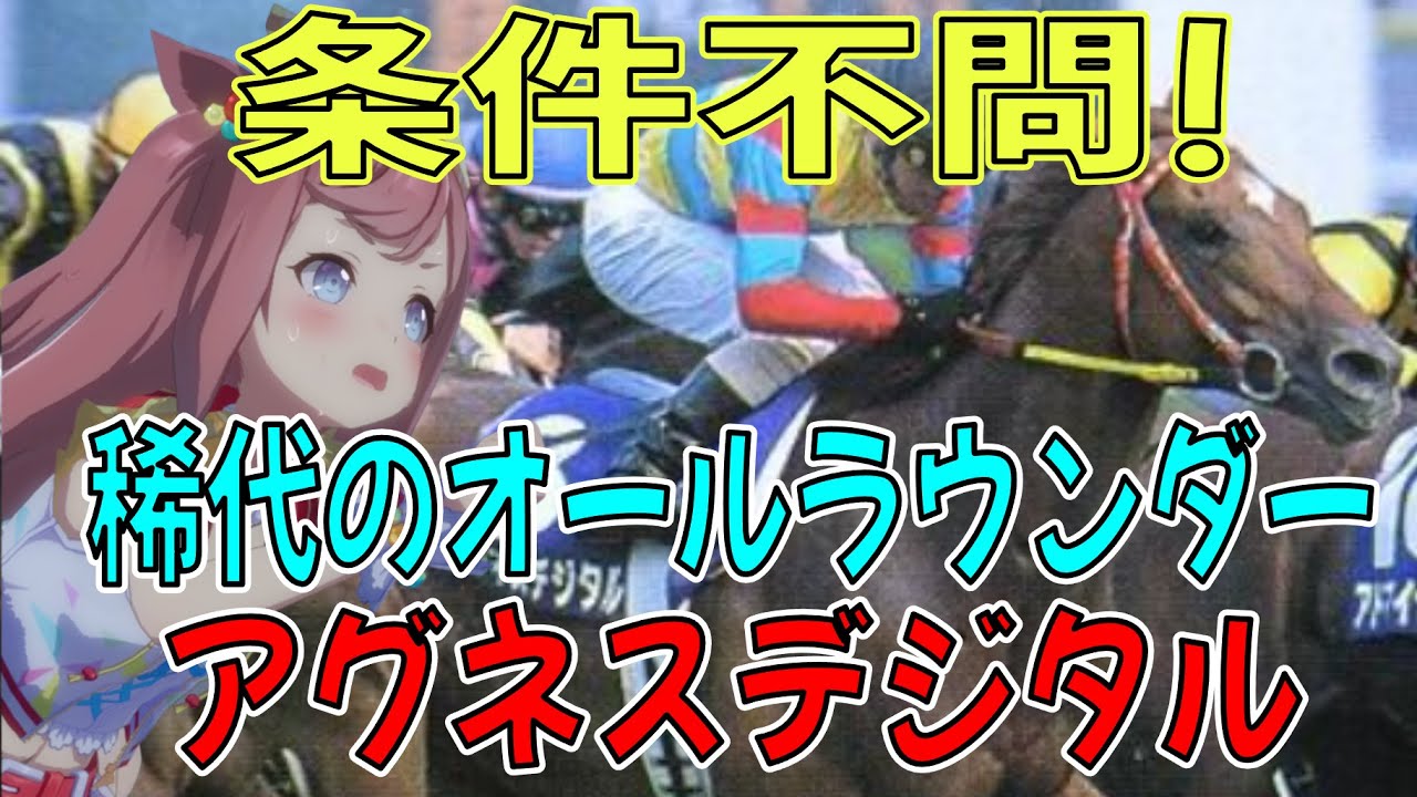 【ゆっくり解説】条件不問！稀代のオールラウンダー『アグネスデジタル』【競馬】