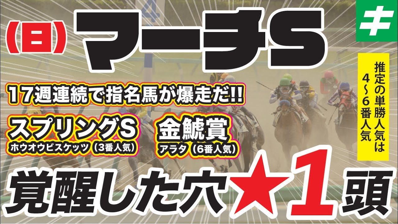 マーチステークス 2023 【予想/穴馬】荒れるハンデ戦！ハピ以上に手応えのある推奨馬とは？高松宮記念前に資金稼ぎ！