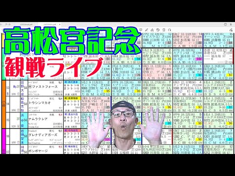 【競馬ライブ】高松宮記念2023予想＆観戦ライブ
