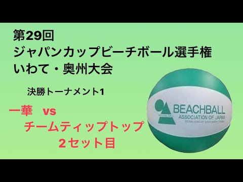ジャパンカップビーチボール選手権 いわて・奥州大会