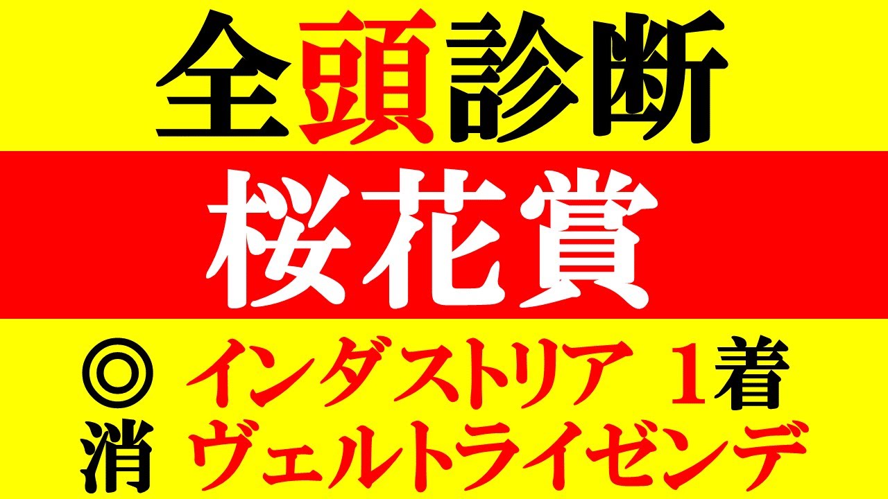 【桜花賞 全頭診断 2023】ダービー卿CT◎インダストリア1着！大阪杯消 ヴェルトライゼンデ 混戦の牝馬クラシック初戦！全頭徹底解説！
