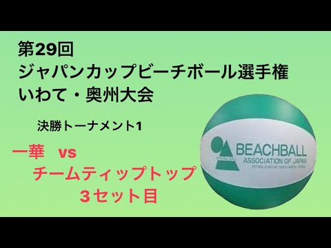 ジャパンカップビーチボール選手権 いわて・奥州大会