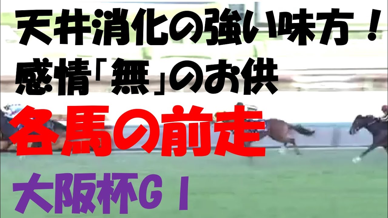【競馬予想用】自分の為の各馬前走（天井のお供に） 大阪杯 競馬編