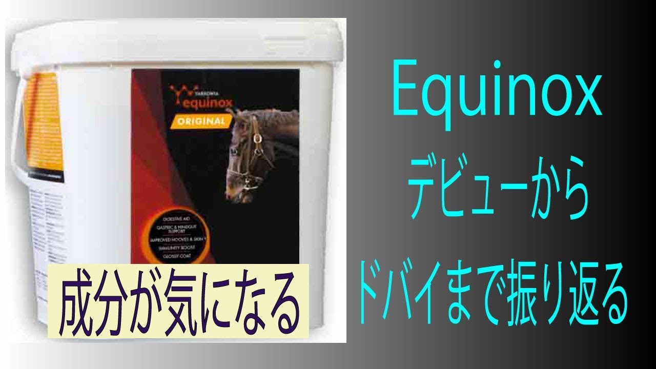 2023/3/25 ドバイシーマクラシック２０２３ まで　イクイノックス　を振り返る
