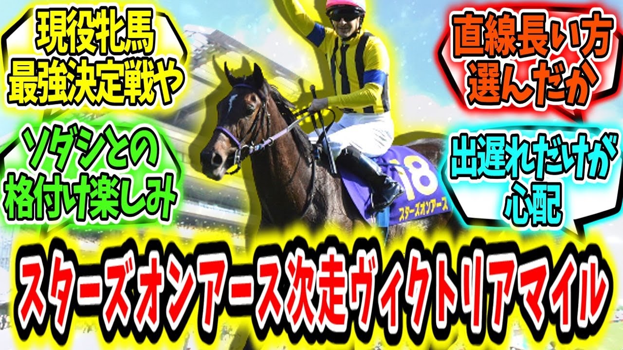 『スターズオンアース次走はヴィクトリアマイルが目標‼』に対するみんなの反応【競馬の反応集】