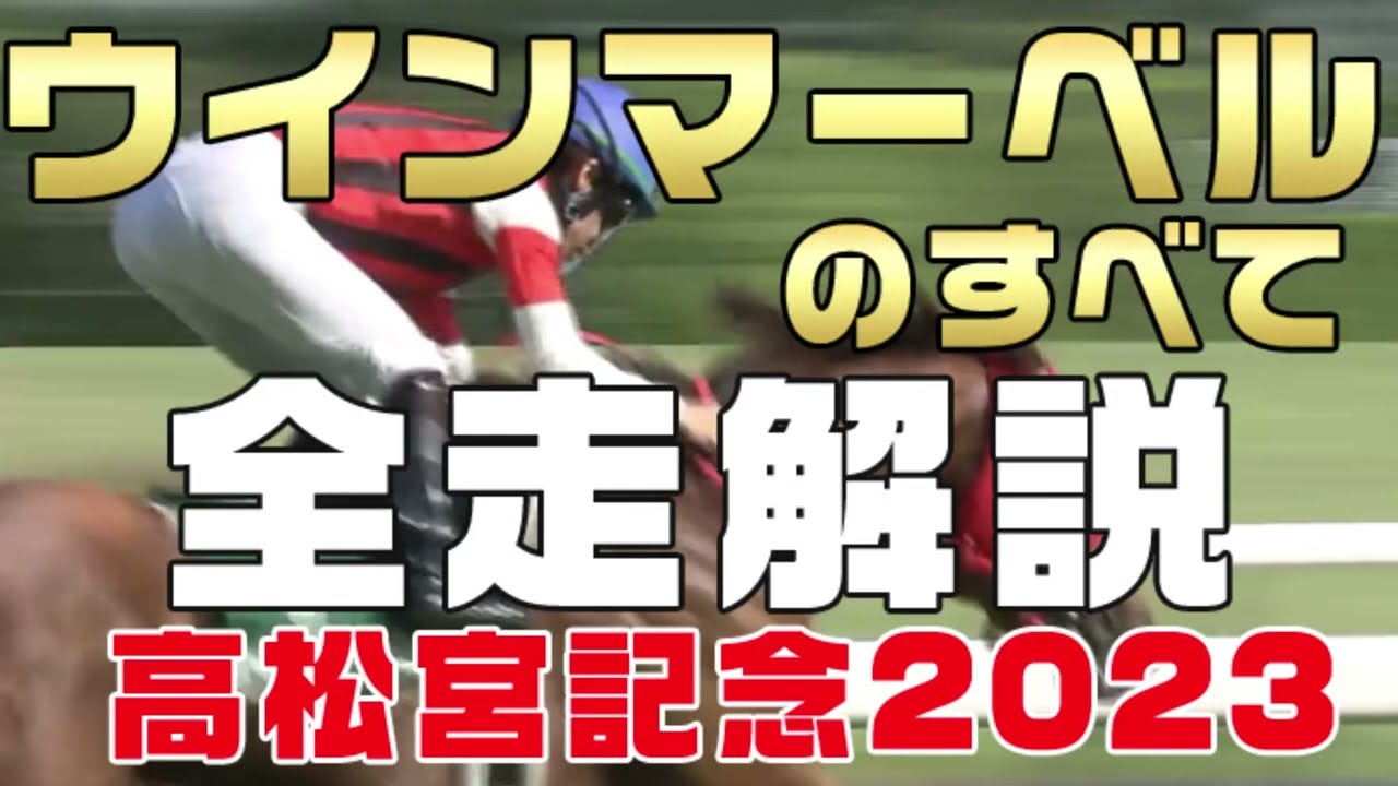【ウインマーベルのすべて】（高松宮記念2023）新馬戦から前走までのレースぶりを振り返ってみました