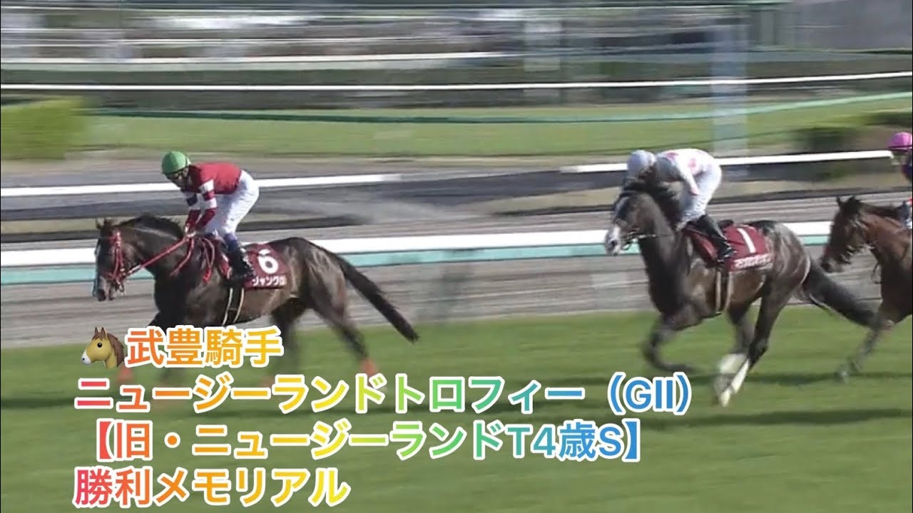 武豊騎手 ニュージーランドトロフィー（GⅡ） 勝利レースメモリアル