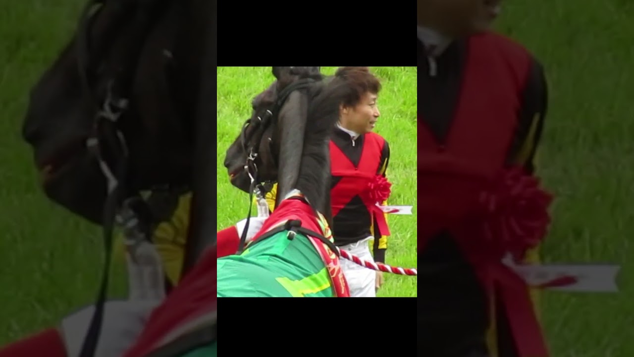 安田記念勝利で皆んなから労われるソングライン