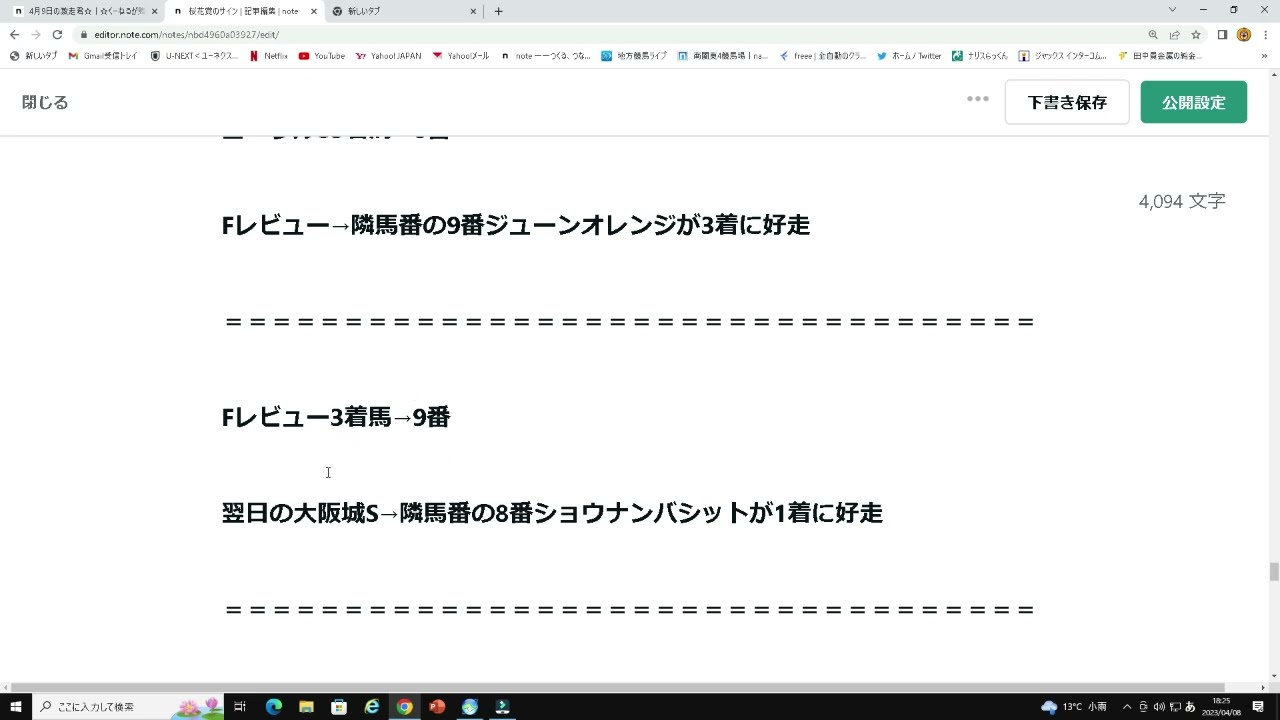 【桜花賞2023】のサイン軸馬予想！！