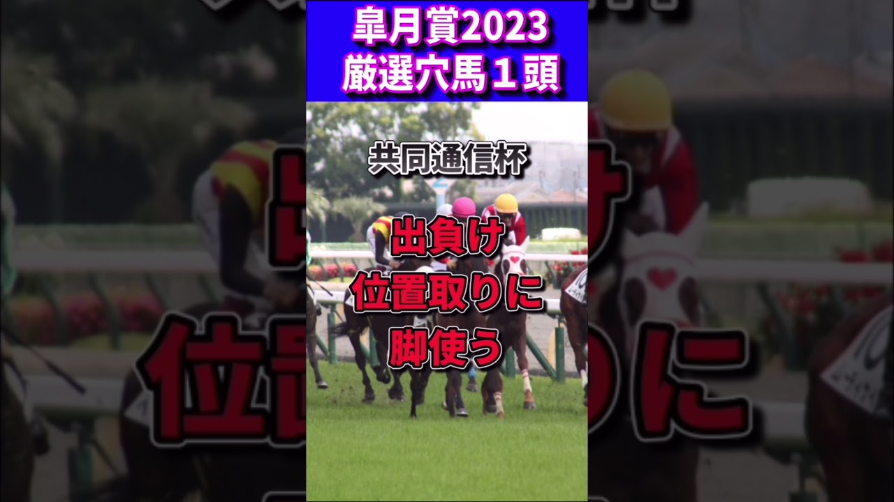 【皐月賞2023厳選穴馬1頭】