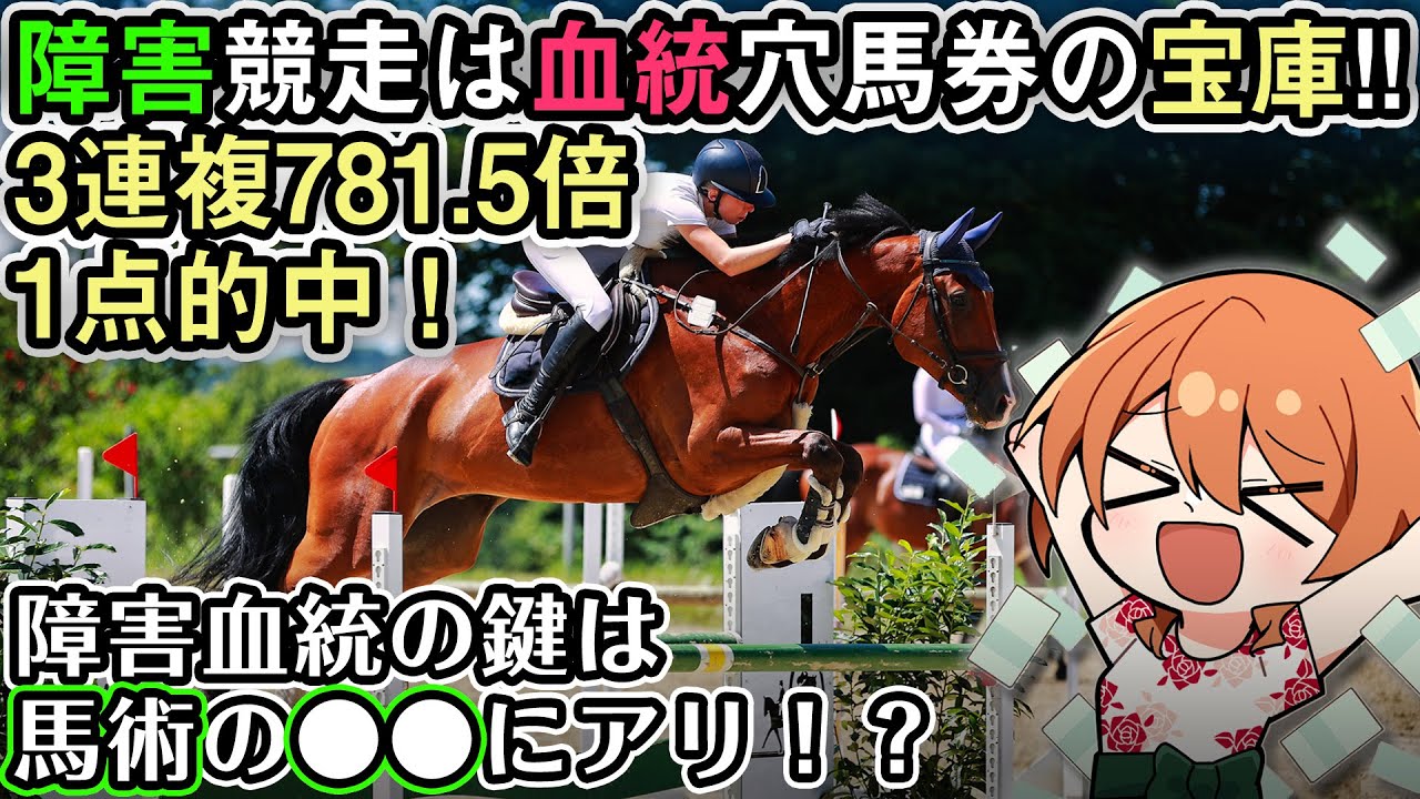 【中山GJもこの理論で‼︎】障害レースは血統で取れる！配信中の万馬券1点的中ドキュメントと解説！【配信切り抜き】