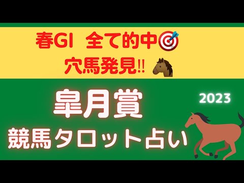 【桜花賞的中🎯】皐月賞2023🐴UMAJOの競馬タロット占い🔮【春競馬全て的中🎯絶好調✨】ソールオリエンスの運気は⁉️